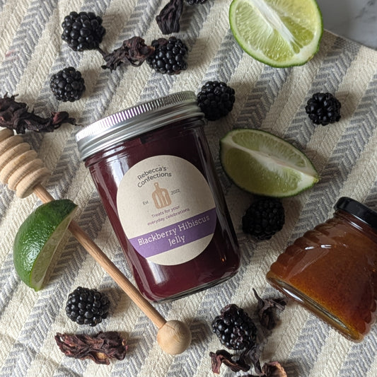 Blackberry Hibiscus Jelly