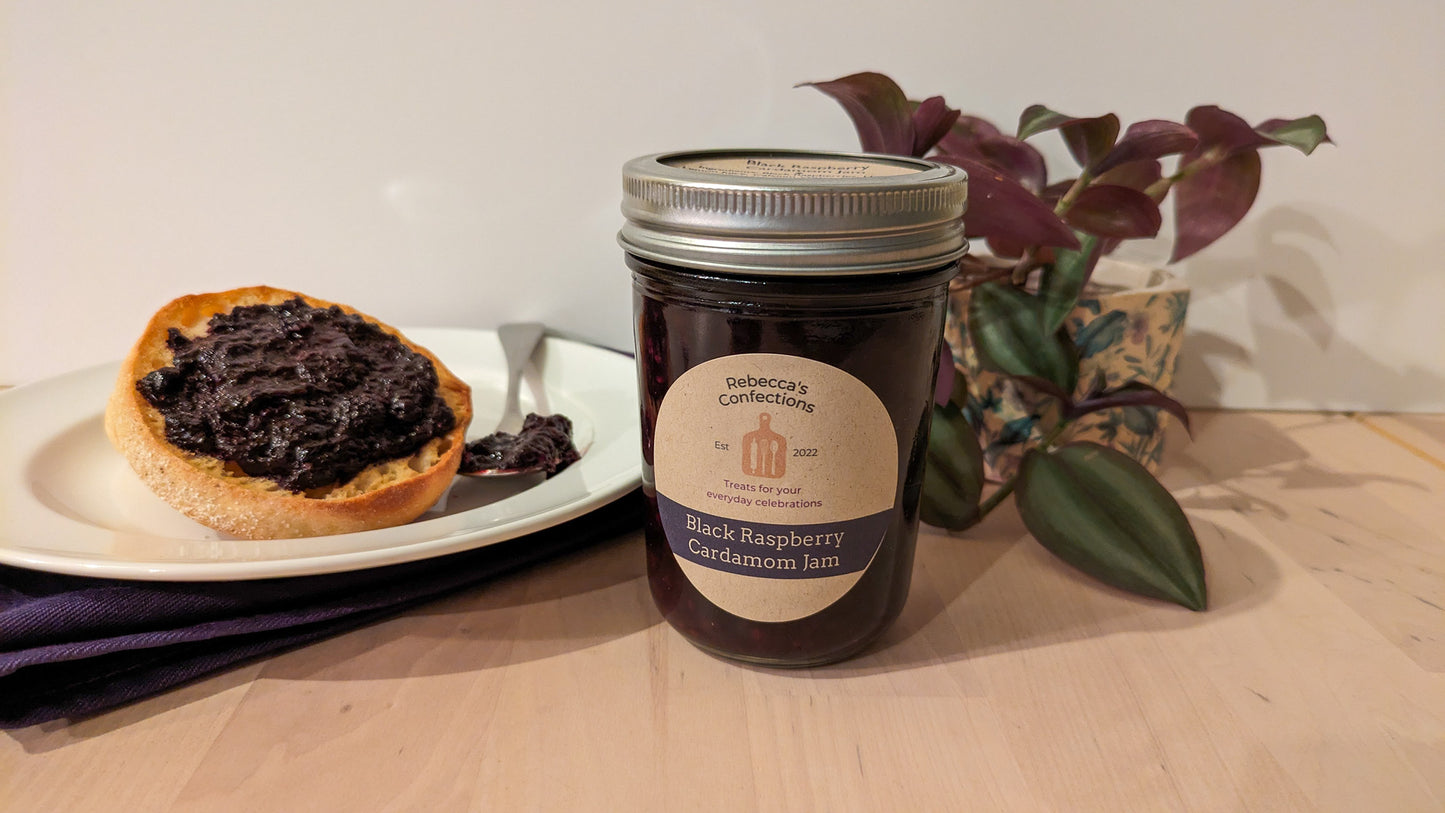 Black Raspberry Cardamom Jam