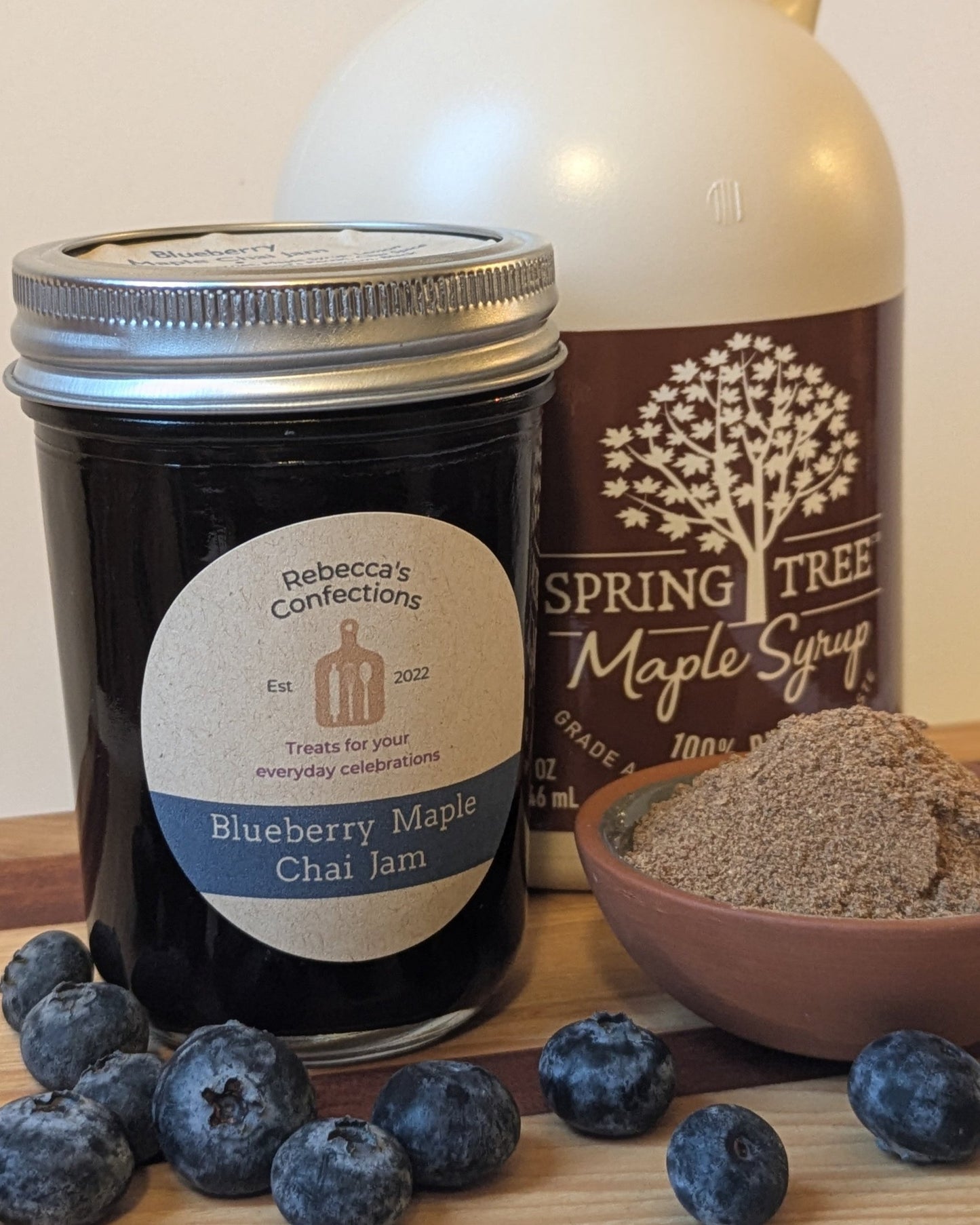 Blueberry Maple Chai Jam