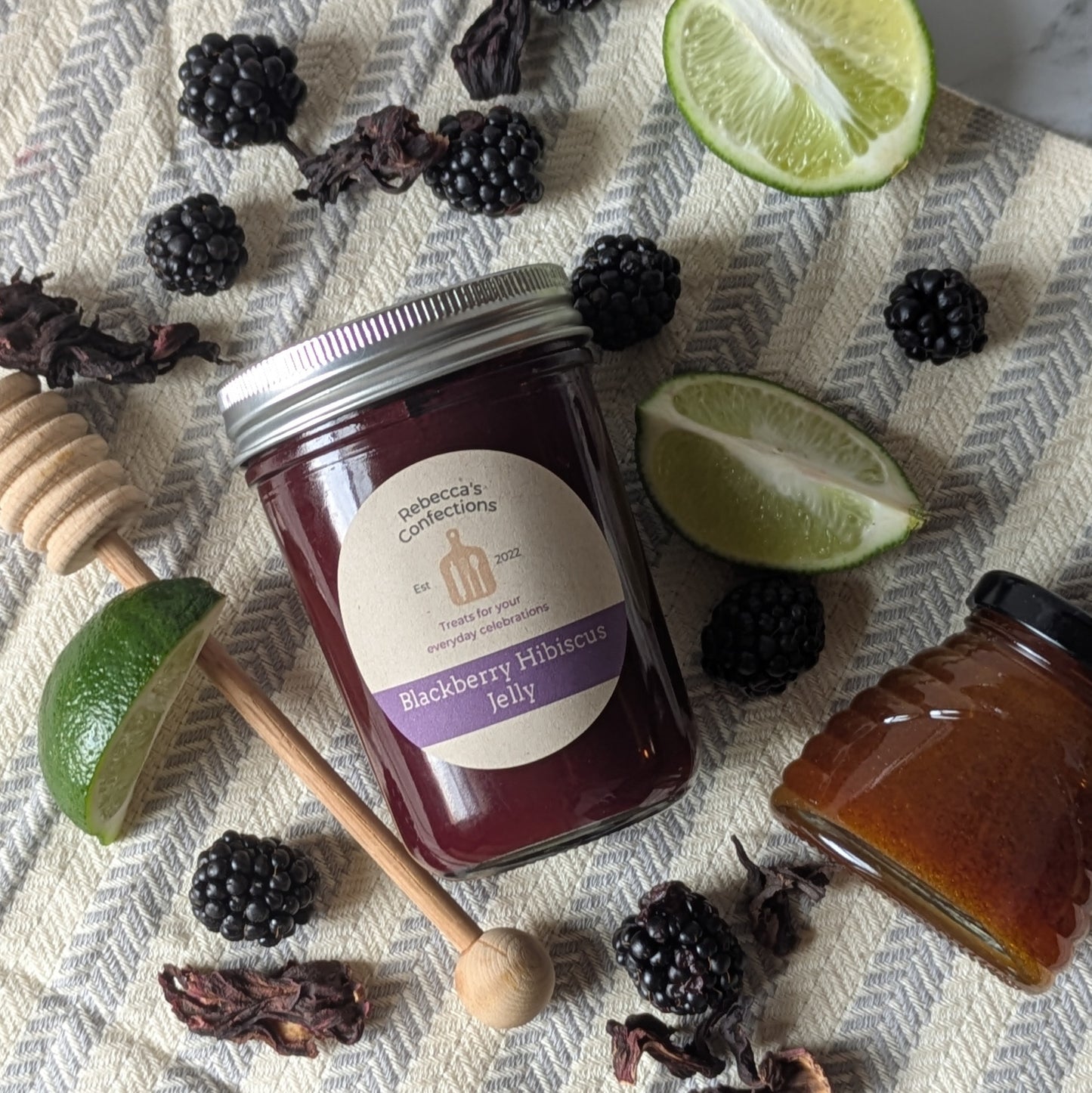 Blackberry Hibiscus Jelly