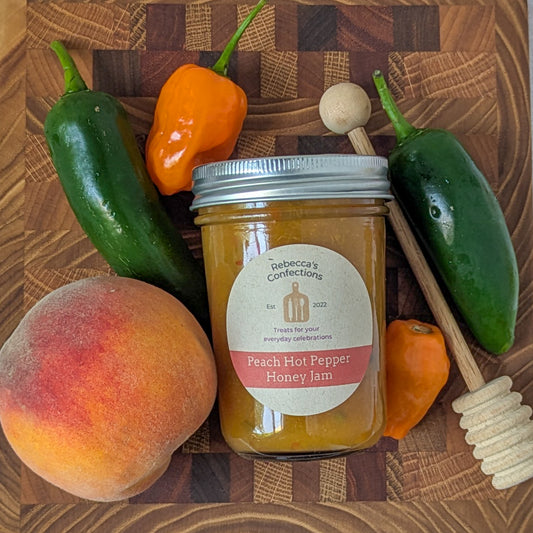 Peach Hot Pepper Honey Jam